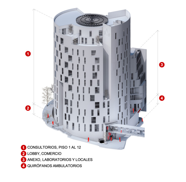 Torre Médica BonaDea / Juan Pablo Soto Arquitectos - Imagen 8 de 20