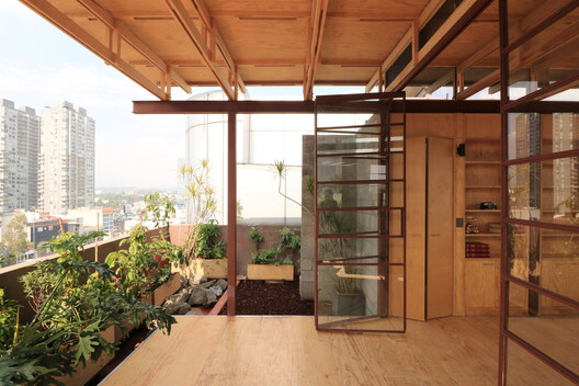 Azotea Sagredo / Taller MGL + Fernando R. Manjarrez - Fotografía interior, Madera, Balcón