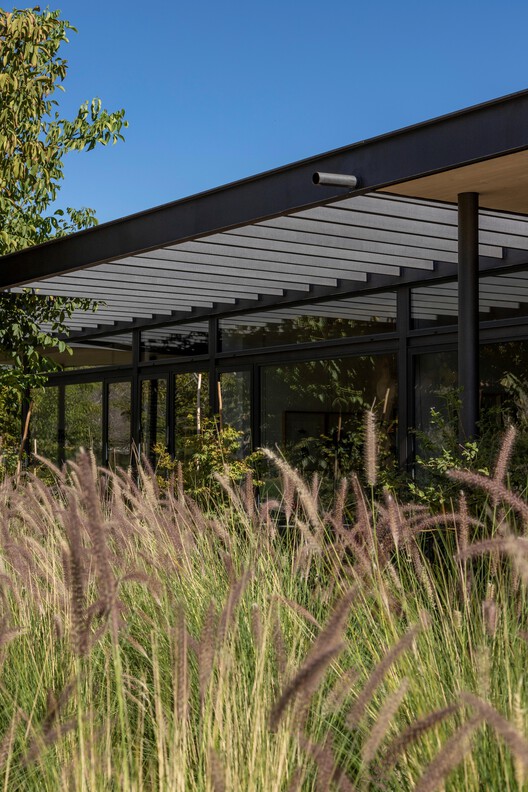 Casa Calle Larga / emA Arquitectos - Fotografía exterior, Jardín, Patio interior, Fijación Vigas, Patio