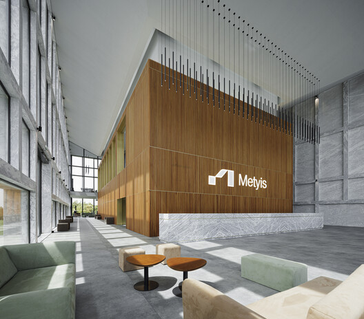 Centro de Tecnologia Metyis / Oficina de Projetos de Arquitetura UNUM - Fotografia de Interiores, Vidro