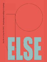 Else Zine | Issue 01| Morphological reading of a typology