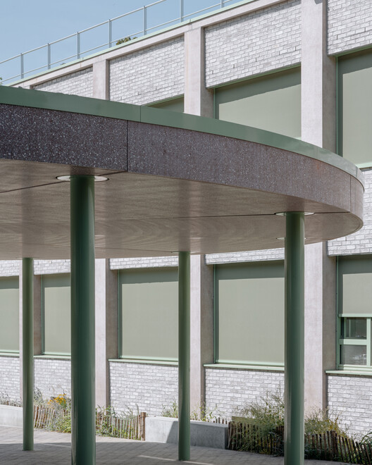 Chazal School Renovation and Playground Transformation / MULTIPLE Architecture & Urbanism - Exterior Photography, Column, Glass, Concrete