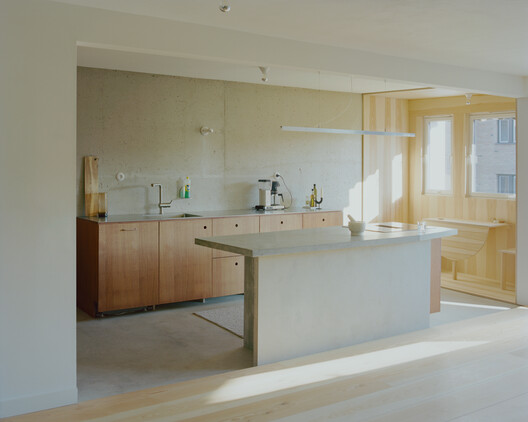 Rundtjernveien Apartment Renovation / Studio Et al - Interior Photography, Kitchen, Wood, Countertop, Sink