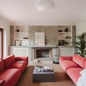Villa ai Castelli Romani / STUDIOTAMAT - Interior Photography, Living Room, Sofa, Wood, Lighting, Table