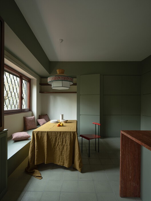 Villa ai Castelli Romani / STUDIOTAMAT - Interior Photography, Wood, Lighting, Table, Glass, Chair