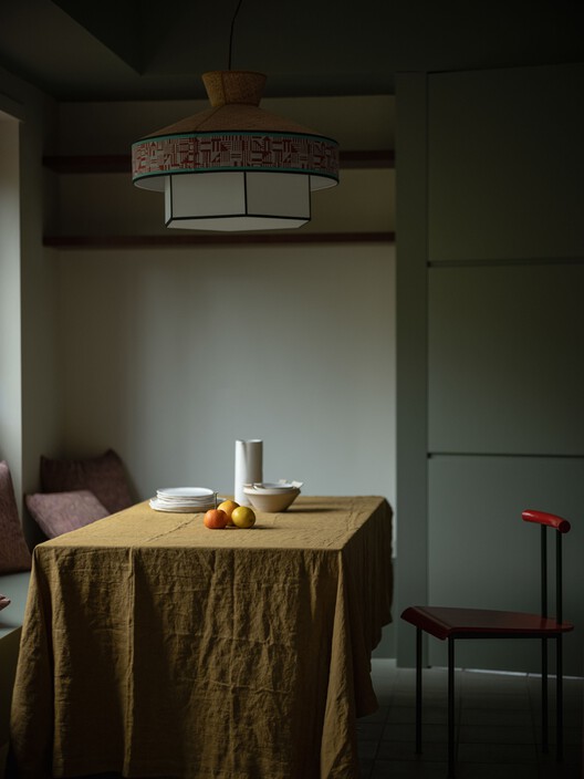 Villa ai Castelli Romani / STUDIOTAMAT - Interior Photography, Bedroom, Table, Lighting, Chair