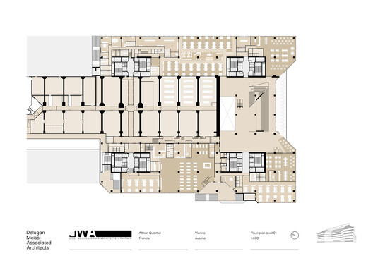 阿尔桑·弗朗西斯区车站办公综合体 / Delugan Meissl Associated Architects + Josef Weichenberger Architects - 35 的图像 45