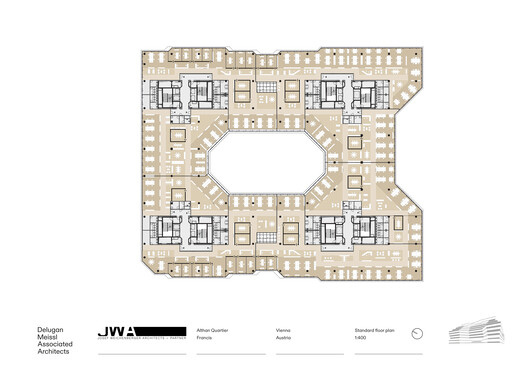 阿尔桑·弗朗西斯区车站办公综合体 / Delugan Meissl Associated Architects + Josef Weichenberger Architects - 39 的图像 45