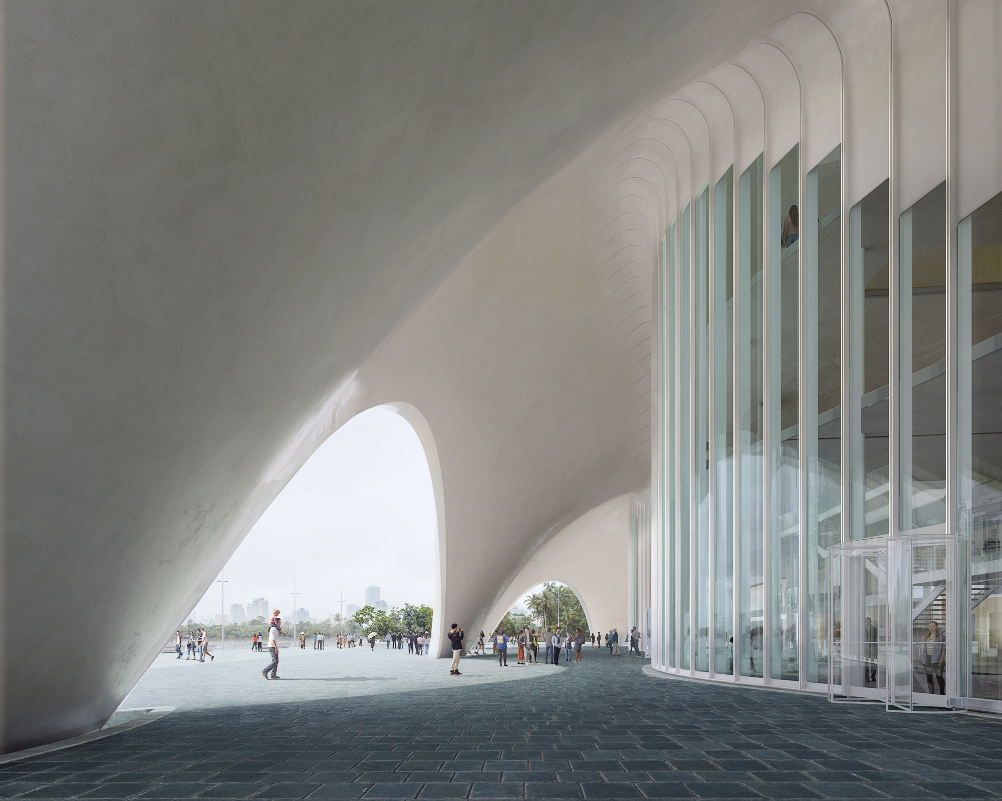 Gallery of Renzo Piano Building Workshop Designs Curved Concrete