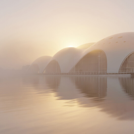Renzo Piano Building Workshop Designs Curved Concrete Opera Hall Rising from Hanoi’s West Lake - Image 10 of 11