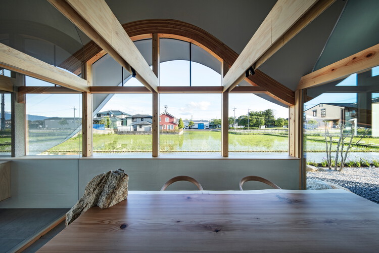 笠岛办公室 / PERMANENT Co., Ltd. + Atelier Nagara Architectural Design Office - 室内图, 木头, 梁