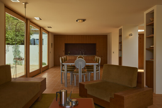 Day Job Office / 22RE - Interior Photography, Dining room, Wood, Lighting, Chair