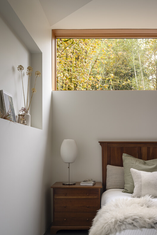 Casa Taller French Creek / Wittman Estes Casa Taller French Creek / Wittman Estes - Fotografía interior, Dormitorio, Madera, Iluminación, Vidrio