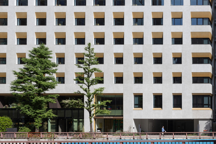 东京银座六丁目皇家公园酒店 / Mitsubishi Jisho Design - 建筑图, 表皮