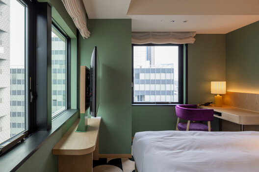 The Royal Park Hotel Ginza 6 chome / Mitsubishi Jisho Design - Interior Photography, Bedroom