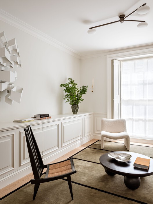 Notting Hill Flat / WER Studio - Fotografia de Interiores, Sala de Estar, Madeira, Iluminação, Cadeira