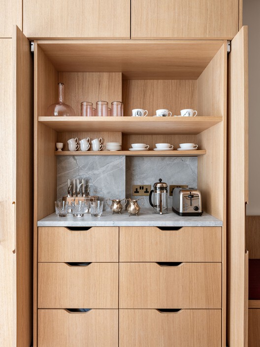 Notting Hill Flat / WER Studio - Fotografia de Interiores, Cozinha, Madeira, Prateleira, Armário