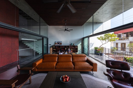 HN08 House / TNT Architecture - Interior Photography, Living Room, Wood, Chair