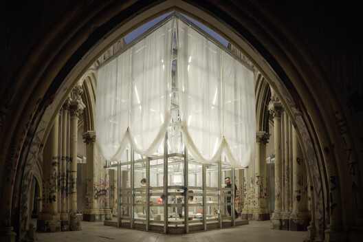 The Chilean Architecture Biennial Revives a Church Ruin as a Temporary Pavilion