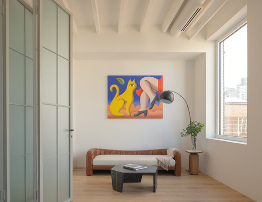 Wooster Penthouse / FORRM Architects Wooster Penthouse / FORRM Architects - Interior Photography, Wood, Lighting, Door