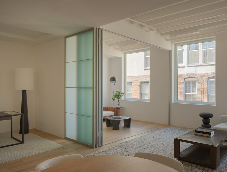 Wooster Penthouse / FORRM Architects - Interior Photography, Wood, Door, Glass
