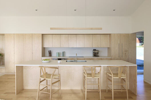 Lawrencetown House / Bishop McDowell Lawrencetown House / Bishop McDowell - Interior Photography, Kitchen, Wood, Countertop, Chair