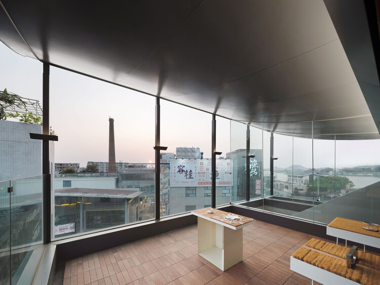 「和地在创」顺德容桂渔人码头社区营造 / 加减智库建筑设计事务所 - 室内图, 厨房, 玻璃, 阳台