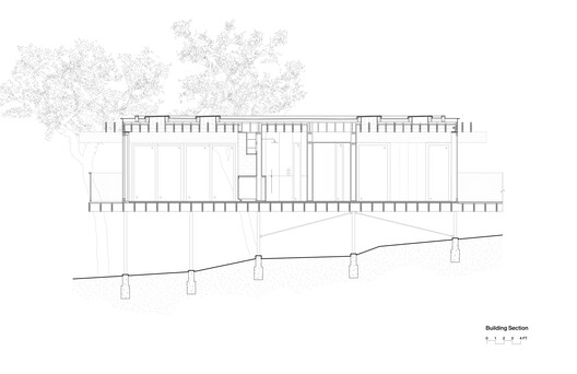 Pavilhão na Floresta de Carvalhos / Mork-Ulnes Architects  - Imagem 15 de 19