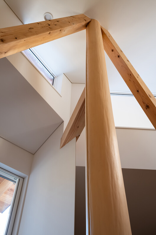 Casa Verde / Shin Aoki and Partners - Fotografía interior, Madera, Iluminación, Fijación Vigas