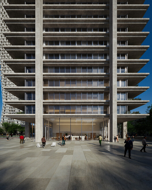 Eduardo Souto de Moura and OODA Reveal Design for a New High-Rise Tower in Tirana, Albania - Image 2 of 19