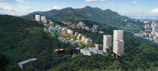 OMA Unveils Hillside Redevelopment Project in Busan, South Korea