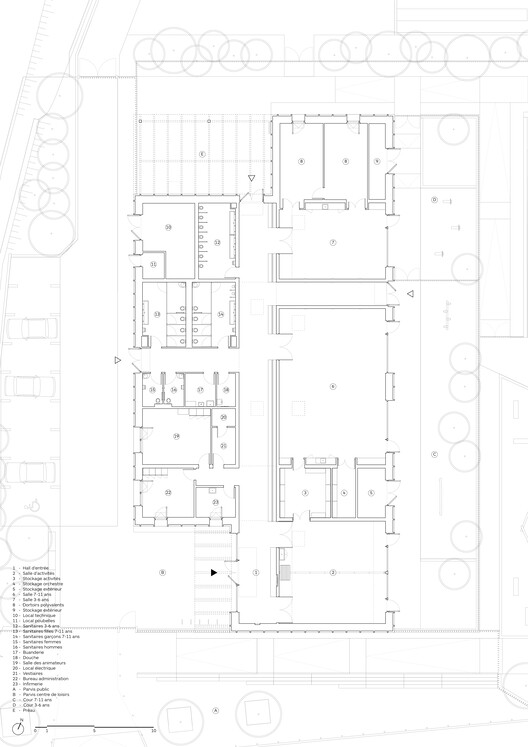 Centro recreativo del grupo escolar Jules Ferry/DEMAIN - Imagen 42 de 45