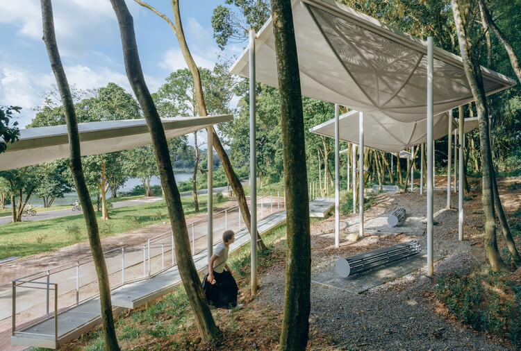 Bosque de Coberturas Flutuantes / People's Architecture Office + Ziwei Xu - Fotografia de Exterior