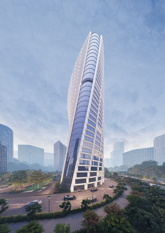 From Munich to Mumbai: 7 Unbuilt Office Towers Redefining the Future of Vertical Workspaces From Munich to Mumbai: 7 Unbuilt Office Towers Redefining the Future of Vertical Workspaces - Image 5 of 44