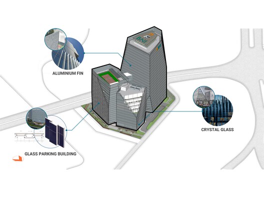 From Munich to Mumbai: 7 Unbuilt Office Towers Redefining the Future of Vertical Workspaces From Munich to Mumbai: 7 Unbuilt Office Towers Redefining the Future of Vertical Workspaces - Image 27 of 44