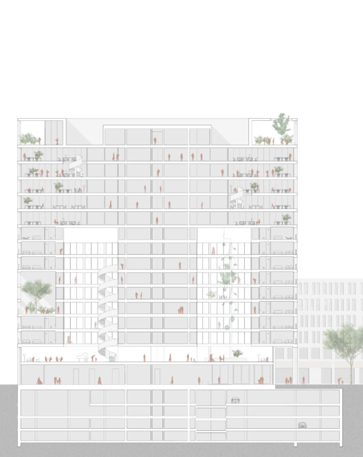 From Munich to Mumbai: 7 Unbuilt Office Towers Redefining the Future of Vertical Workspaces From Munich to Mumbai: 7 Unbuilt Office Towers Redefining the Future of Vertical Workspaces - Image 33 of 44