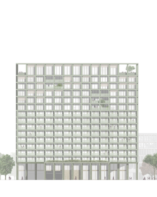 From Munich to Mumbai: 7 Unbuilt Office Towers Redefining the Future of Vertical Workspaces From Munich to Mumbai: 7 Unbuilt Office Towers Redefining the Future of Vertical Workspaces - Image 32 of 44