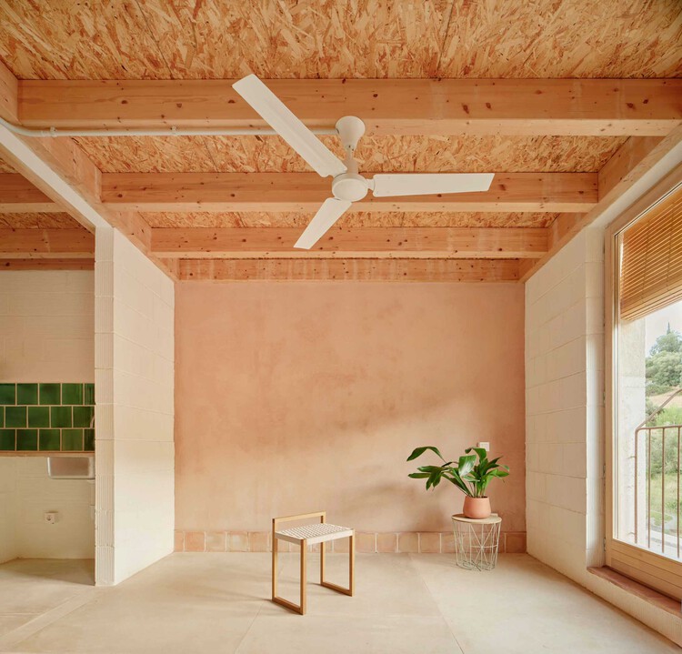 Ses Veles Puigpunyent Homes / Alventosa Morell Arquitectes - Fotografía de interiores, madera, fijación de vigas