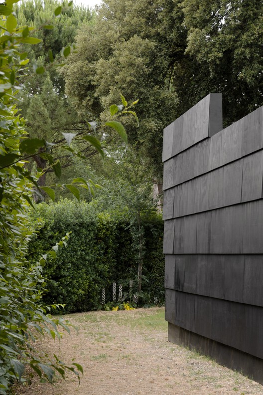 PAN-ORAMA 全景展馆 / Associates Architecture - 建筑图, 木头, 具体的