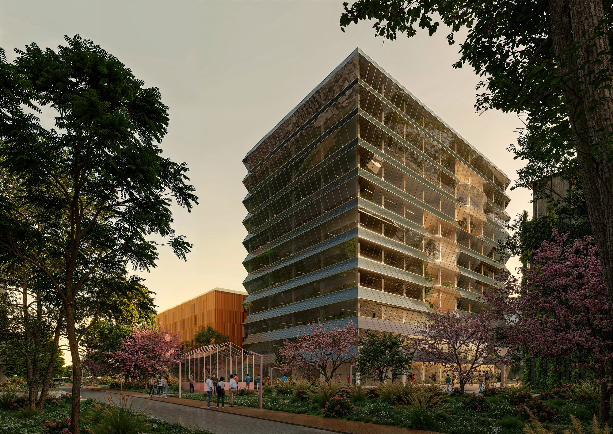 MVRDV Breaks Ground on the Innovation Park Artificial Intelligence Campus in Heilbronn, Germany - Image 11 of 17