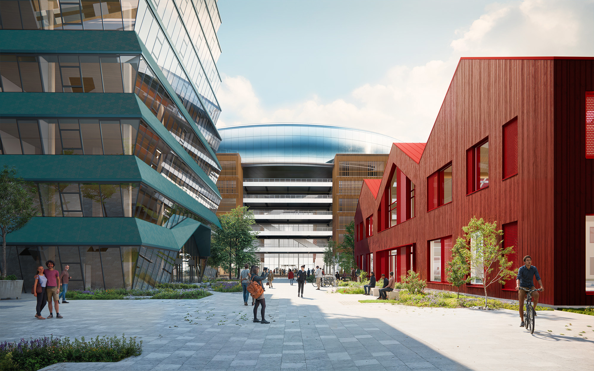 MVRDV Breaks Ground on the Innovation Park Artificial Intelligence Campus in Heilbronn, Germany - Image 16 of 17