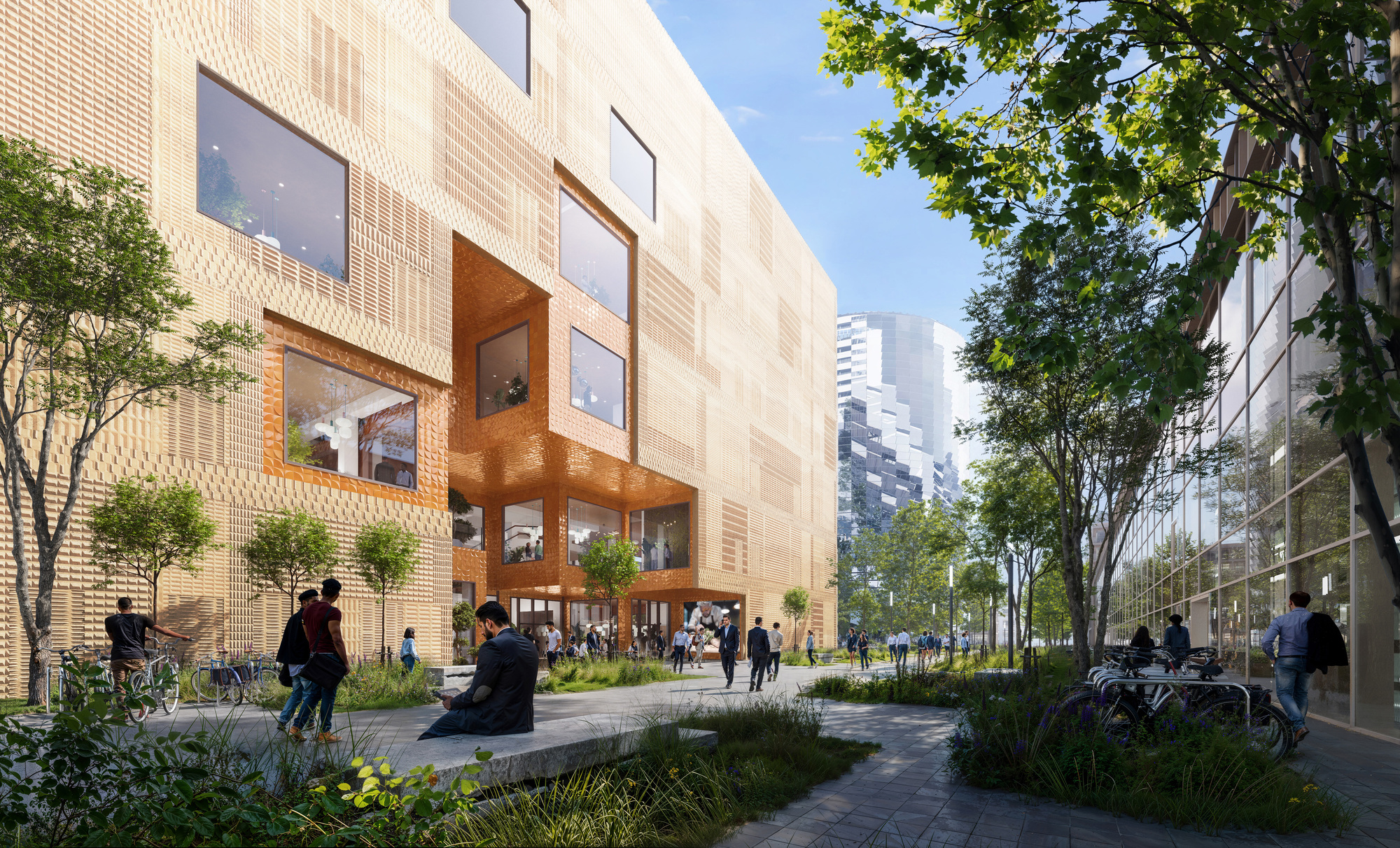 MVRDV Breaks Ground on the Innovation Park Artificial Intelligence Campus in Heilbronn, Germany - Image 8 of 17