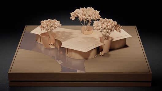 武汉麓客岛一号驿站 / 鸷飞建筑 - 室内图, 木头, 桌子