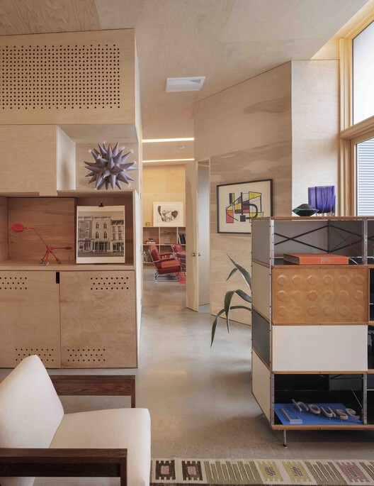 Hudson L House / Steven Holl Architects - fotografía de interiores, madera, sillas