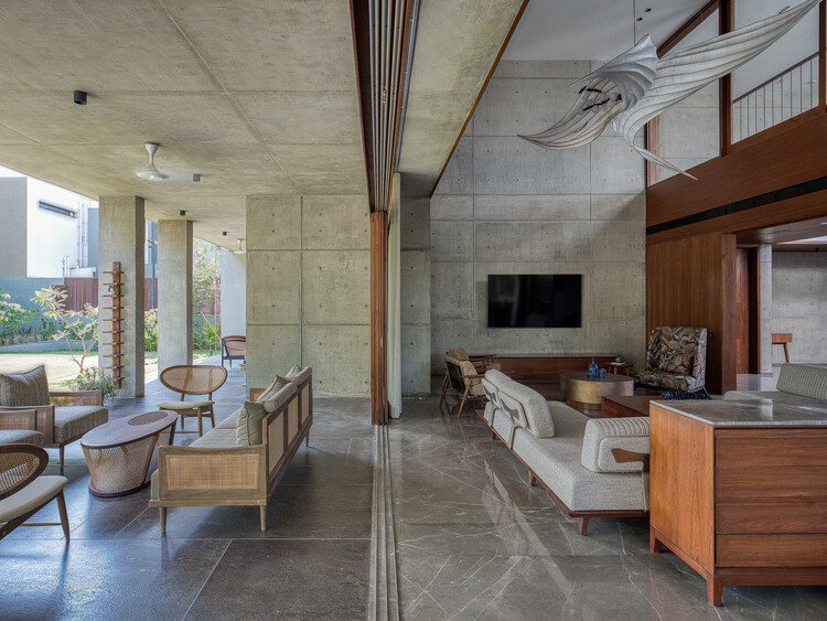 Casa das Paredes Paralelas / PVDRS - Fotografia de Interiores, Viga