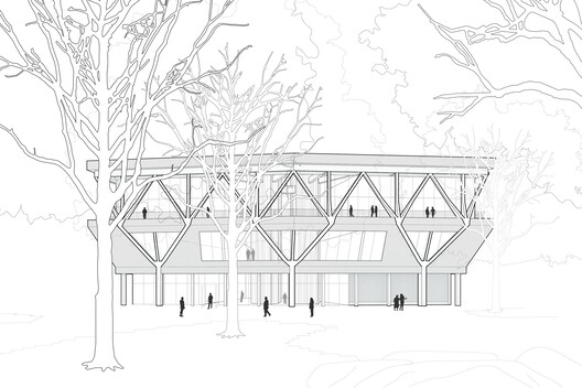 哈佛大学大卫·鲁宾斯坦树屋/ Studio Gang - 17 的图像 18