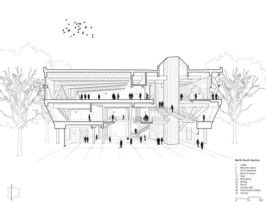 哈佛大学大卫·鲁宾斯坦树屋/ Studio Gang - 14 的图像 18