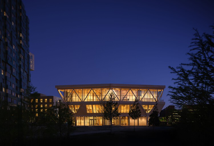 哈佛大学大卫·鲁宾斯坦树屋/ Studio Gang - 建筑图