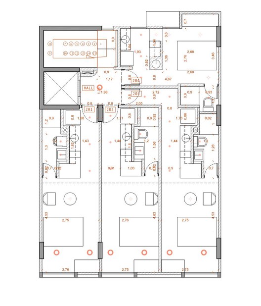 Edificio Residencial Hom / Dos Aguas Taller de Arquitectura - Imagen 17 de 19
