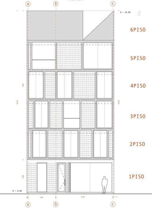 Edificio Residencial Hom / Dos Aguas Taller de Arquitectura - Imagen 19 de 19